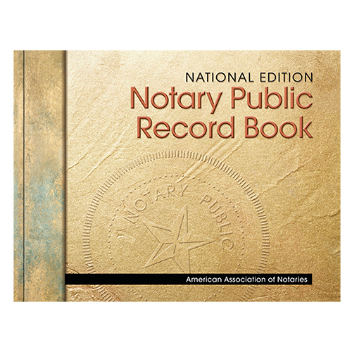 Alaska Perfectly Bound Notary Public Journal (Record Book) - Stone Cover