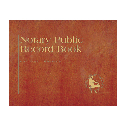 Alaska Notary Public Journal (Record Book) - Traditional Brown Cover